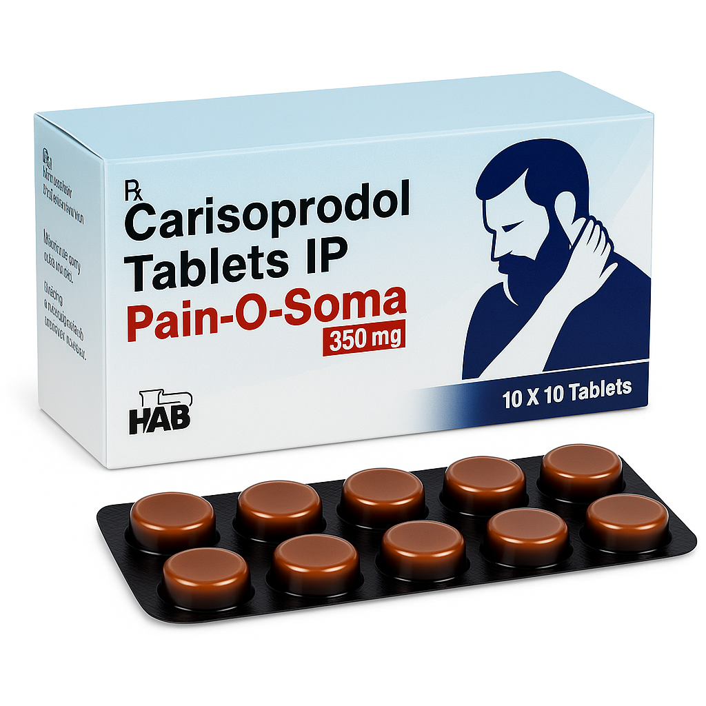 Carisoprodol Pain-O-Soma 350mg